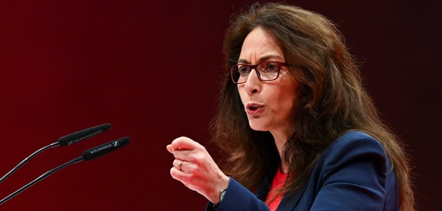 Yasmin Fahimi, Chefin des Deutschen Gewerkschaftsbundes (DGB)