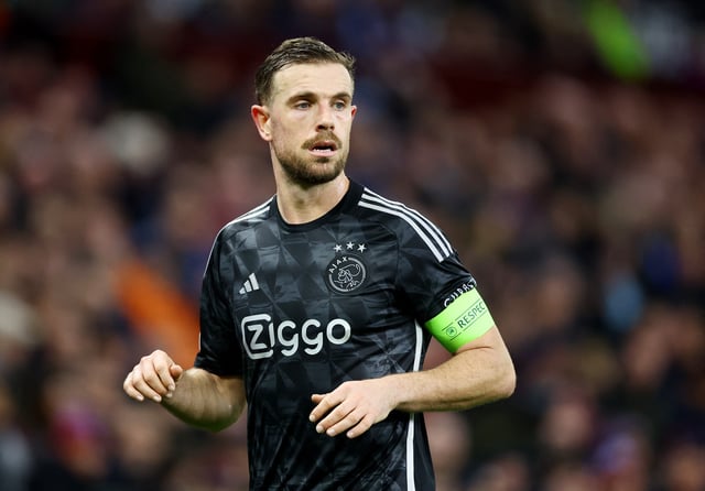 Soccer Football - Europa Conference League - Round of 16 - Second Leg - Aston Villa v Ajax Amsterdam - Villa Park, Birmingham, Britain - March 14, 2024 Ajax Amsterdam's Jordan Henderson after the match REUTERS/Hannah Mckay/File Photo