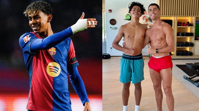 Lamine Yamal Cristiano Ronaldo | Image: Instagram: @lamineyamal & @cristiano