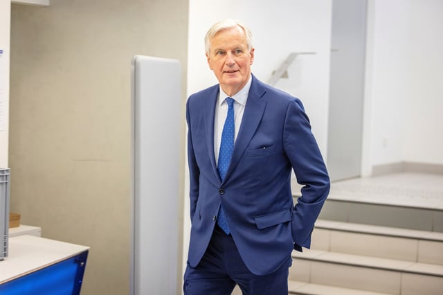 L’ancien premier ministre, Michel Barnier.
