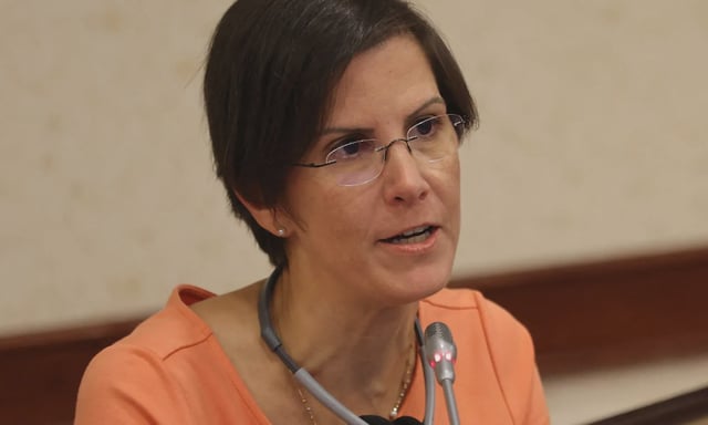UN special rapporteur on violence against women and girls, Reem Alsalem. (Getty)