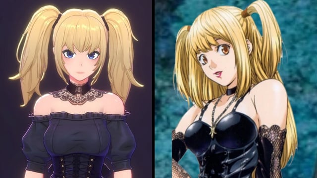 Ani next to Misa from Death Note
