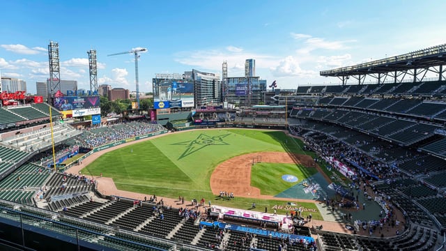 Jul 14, 2025; Atlanta, GA, USA; Overall pregame scenes prior to the 2025 MLB All Star Game at Truist Park. Mandatory Credit: Dale Zanine-Imagn Images