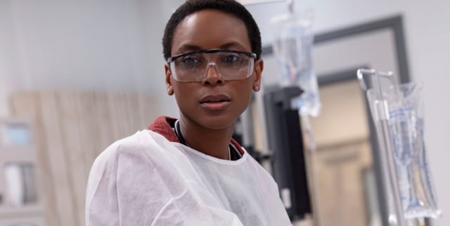 Tracy Ifeachor as Dr. Heather Collins in HBO&#39;s The Pitt. (HBO)