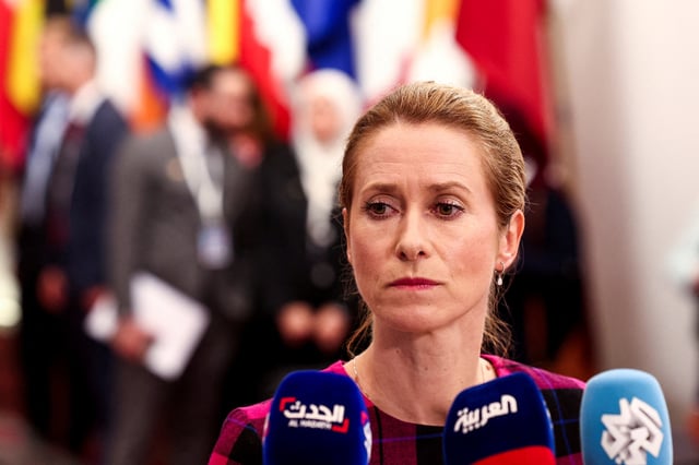 European Union High Representative for Foreign Affairs and Security Policy Kaja Kallas arrives at the 5th EU-Southern Neighbourhood Ministerial meeting in Brussels, Belgium, July 14, 2025. REUTERS/Yves Herman/File Photo