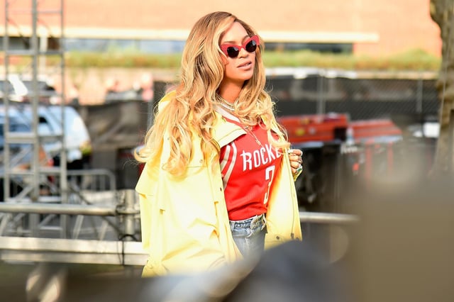 Beyoncé walks backstage during the 2017 Budweiser Made in America Festival at Benjamin Franklin Parkway on September 3, 2017 in Philadelphia, Pennsylvania.
