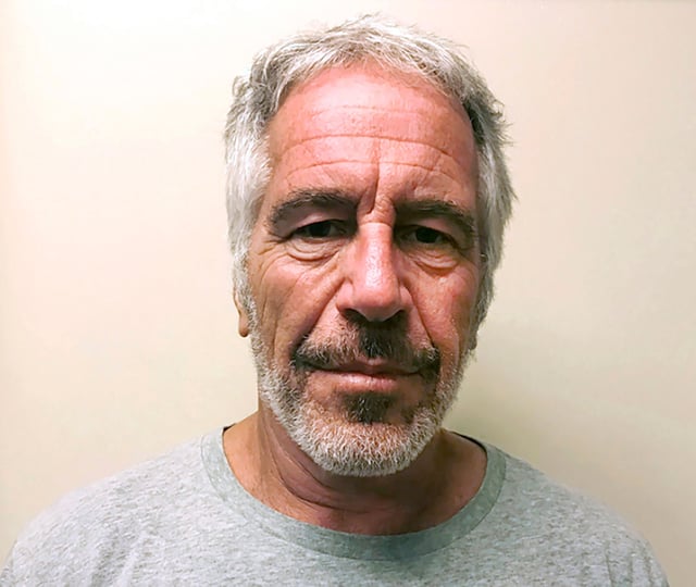 This photo provided by the New York State Sex Offender Registry shows Jeffrey Epstein, March 28, 2017.