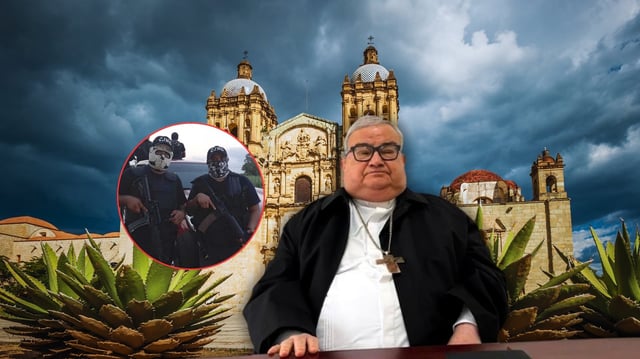 El arzobispo de Morelia, Carlos Garfias Merlos, explicó que se busca construir una metodología de diálogo para que párrocos puedan acercarse a integrantes de grupos criminales y, desde la Iglesia, contribuir a la paz. Foto: Especial (Reforma/ONEA/Canva)