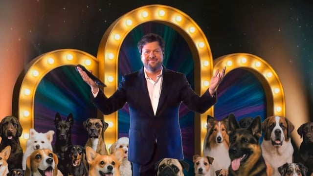 
         Guido Kaczka regresó a la televisión rodeado de perros