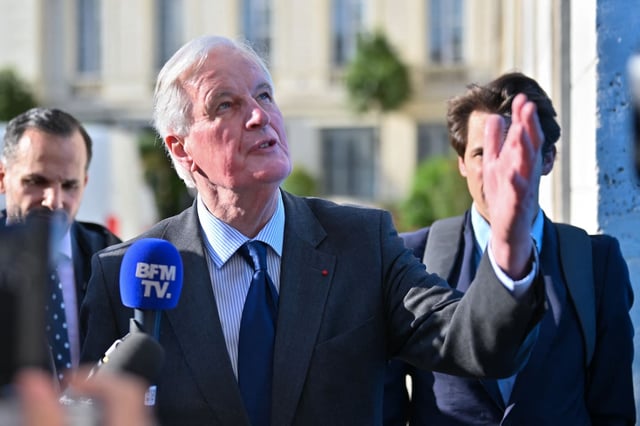 Michel Barnier, le 20 mai 2025 à Paris.