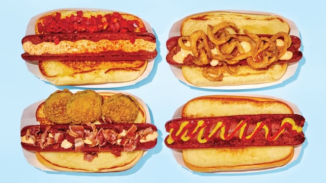 Shake Shack is serving a “Dog Days” lineup of hot dogs for a limited time. (Photo courtesy of Shake Shack)
