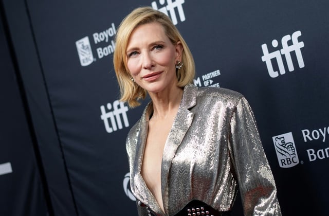 L'actrice Cate Blanchett, star de la série "Disclaimer", à Toronto le 9 septembre 2024