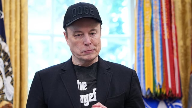 Elon Musk is not backing down in his split with Donald Trump.