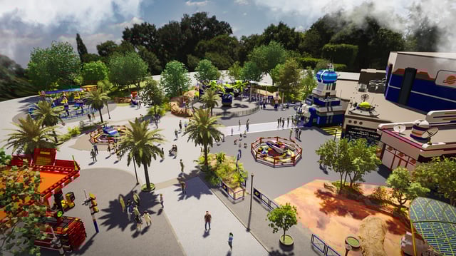 Legoland announced it will launch a new space-themed land early next year that will include an “immersive, groundbreaking indoor roller coaster
