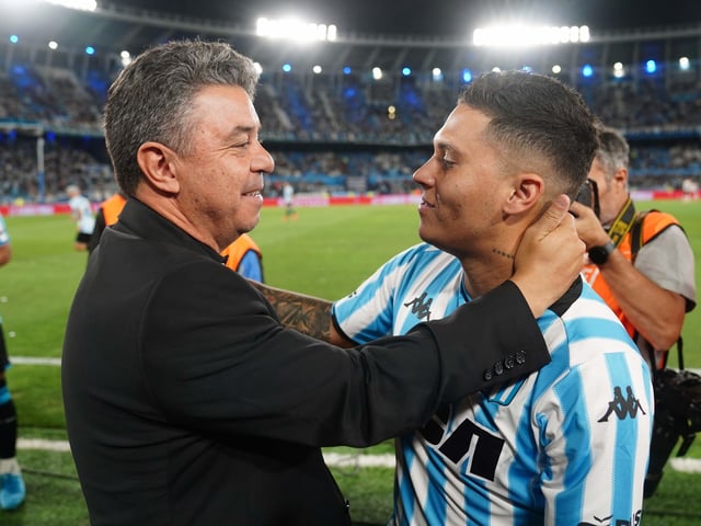 El DT y su hijo pródigo vuelven a juntarse.
Foto: Marcelo Carroll