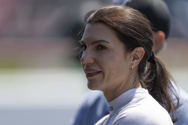 Jul 12, 2025; Sonoma, California, USA;  NASCAR Cup Series driver Katherine Legge (78) at Sonoma Raceway. Mandatory Credit: Stan Szeto-Imagn Images/File Photo