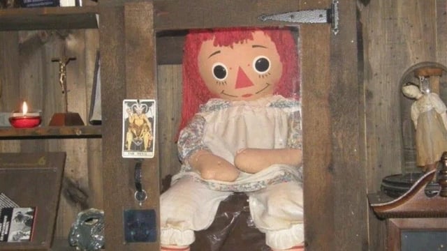 The Annabelle doll is currently on the “Devil’s On The Run Tour.