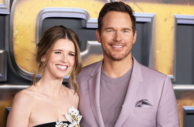 Katherine Schwarzenegger and Chris Pratt on Feb. 24, 2025 in Los Angeles, CA.