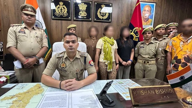 Sambhal police on Tuesday arrested three women and a man for allegedly operating an Instagram account that featured explicit videos and vulgar language (Sourced)