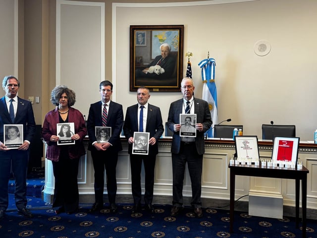 Acto por el atentado a la Amia en el congreso de EEUU