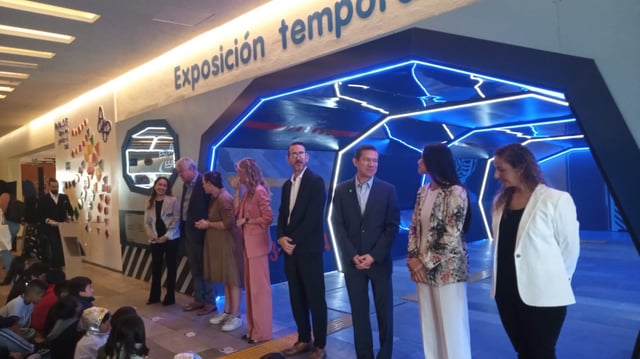 La inauguración de la muestra “Estación Espacial Papalote”, que ofrece el Papalote Museo del Niño con el Space Center de Houston.