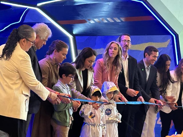La astronauta mexicana emprende un nuevo viaje al espacio, ahora para llegar a la &#34;Estación Espacial Papalote”, una exposición temporal que abrió sus puertas en el Papalote Museo del Niño.