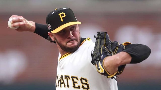 Pittsburgh Pirates pitcher Paul Skenes throws a pitch at the 2025 All-Star Game.