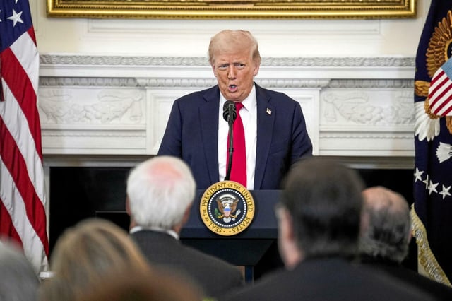 Donald Trump le 14 juillet à la Maison-Blanche.
