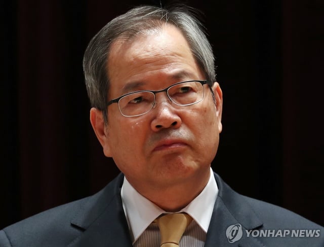 This file photo shows former National Security Adviser Chun Yung-woo on Nov. 22, 2017, currently chairman of the Korean Peninsula Future Forum. (Yonhap)