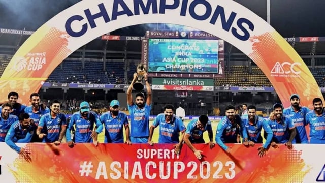 India win Asia Cup 2023 | Image: ANI