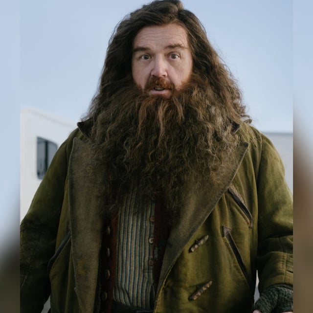 Nick Frost schlüpft in der "Harry Potter"-Serie in die Rolle des gutmütigen Halbriesen Rubeus Hagrid.
