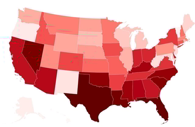 wallethub financial distress map