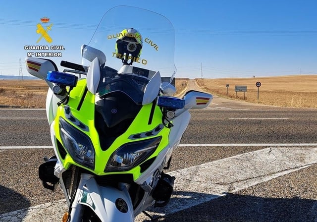 La Guardia Civil en un control de tráfico