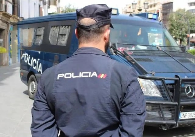 Imagen de archivo de un agente de la Policía Nacional