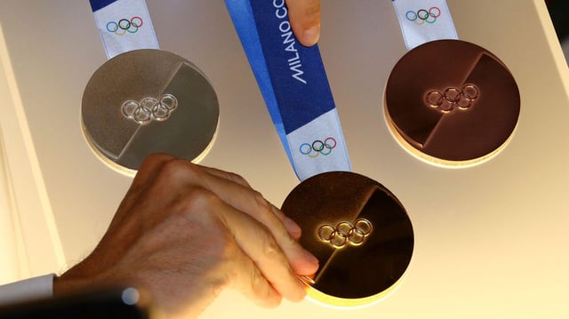 Präsentation Medaillen für Olympia 2026