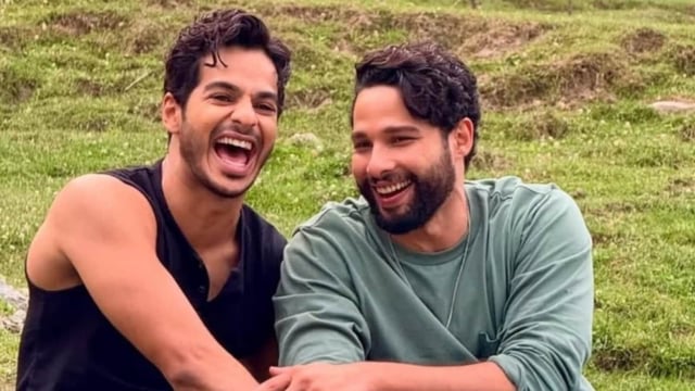 Ishaan Khatter and Siddhant Chaturvedi 
