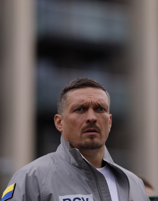 Boxing - Oleksandr Usyk v Daniel Dubois - Photocall - Wembley Stadium, London, Britain - July 15, 2025 Oleksandr Usyk looks on ahead of the fight Action Images via Reuters/Andrew Couldridge