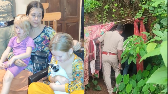 Drawn by Spirituality, Russian Woman Found Living in Hill Cave with Kids in Karnataka