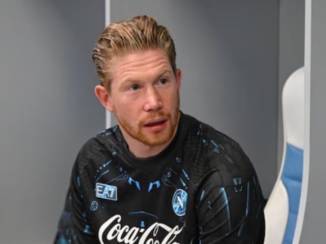 De Bruyne con el uniforme del Napoli
