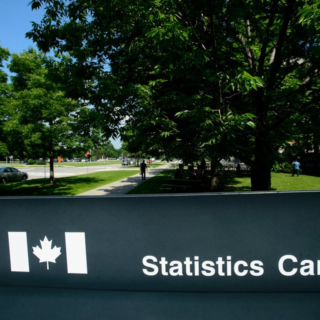 A Statistics Canada sign is pictured in Ottawa on Wednesday, July 3, 2019. THE CANADIAN PRESS/Sean Kilpatrick