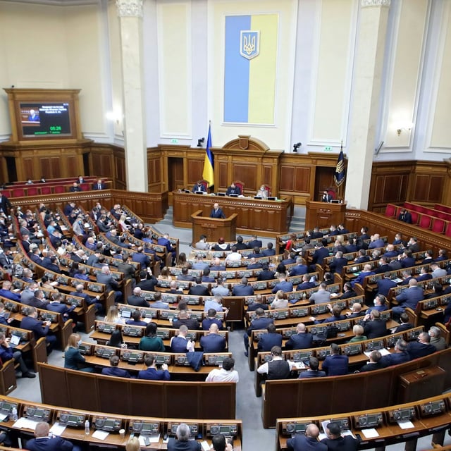 Die Werchowna Rada, das ukrainische Parlament