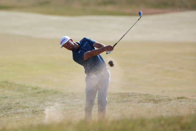 Golf - Scottish Open - The Renaissance Club, North Berwick, Scotland, Britain - July 13, 2025 Wyndham Clark of the U.S. in action on the 11th during the final round REUTERS/Scott Heppell/File photo
