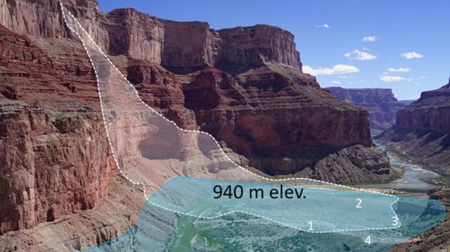 New Geology research suggests a 56,000‑year‑old meteor impact in Arizona shook loose a colossal Grand Canyon landslide, damming the river and forming a paleolake.