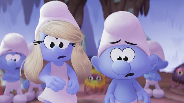 A still from &#39;Smurfs&#39;