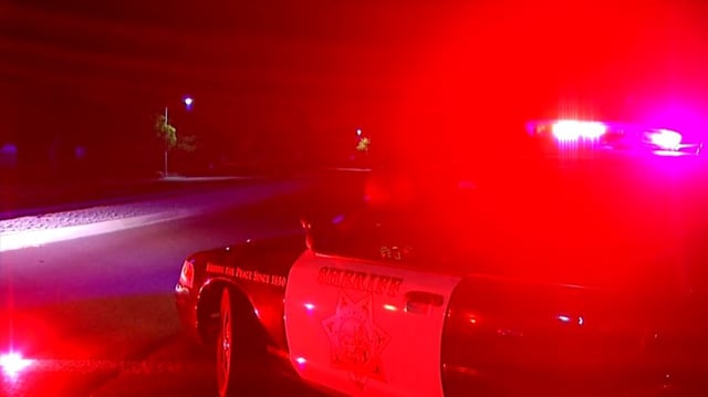 File photo of a San Diego County Sheriff’s deputy vehicle at a crime scene. 