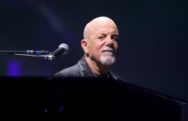 LAS VEGAS, NEVADA - NOVEMBER 09: Billy Joel performs at Allegiant Stadium on November 09, 2024 in Las Vegas, Nevada. (Photo by Ethan Miller/Getty Images)