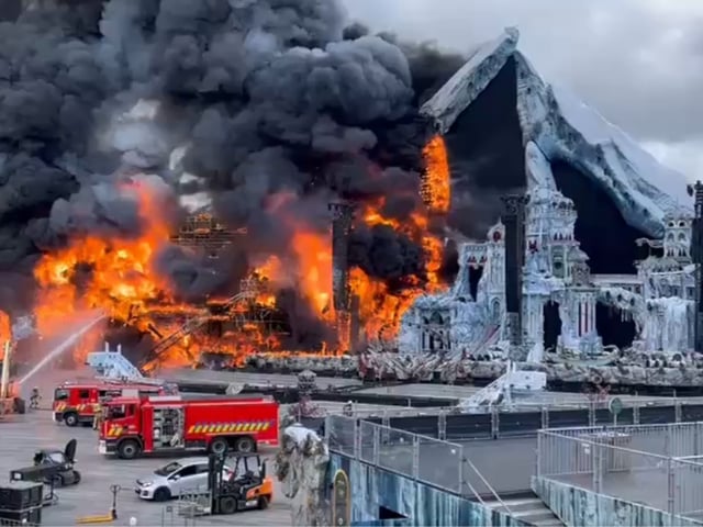 Se quema Tomorrowland: las impresionantes imágenes del incendio en Bélgica. Foto: captura de pantalla/@weraveyou.