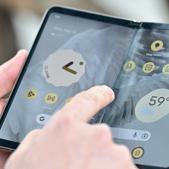 The previous-gen version of the foldable Pixel smartphone.