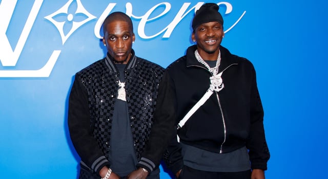 Malice and Pusha T of Clipse attend the Louis Vuitton Menswear Spring/Summer 2025 show as part of Paris Fashion Week on June 18, 2024 in Paris, France. (Photo by Julien M. Hekimian/Getty Images)