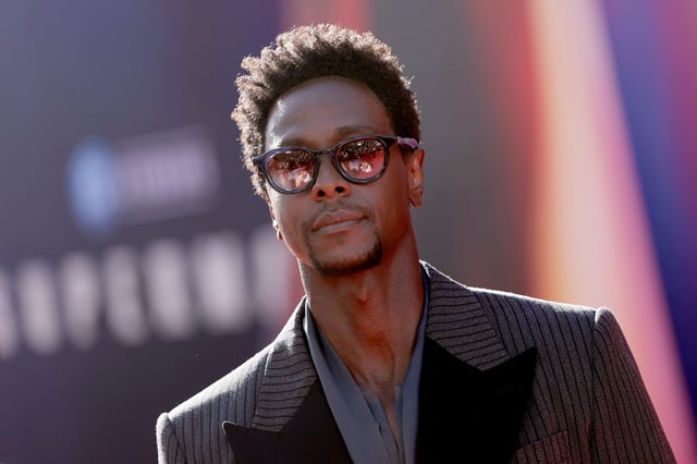 HOLLYWOOD, CALIFORNIA - JULY 07: Edi Gathegi attends the Los Angeles Premiere of Warner Bros. "Superman" at TCL Chinese Theatre on July 07, 2025 in Hollywood, California. (Photo by Maya Dehlin Spach/Getty Images)
